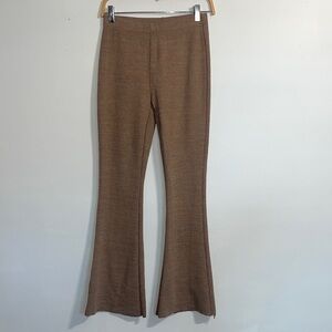 American Eagle Outfitters Tan Ribbed Flare Pants